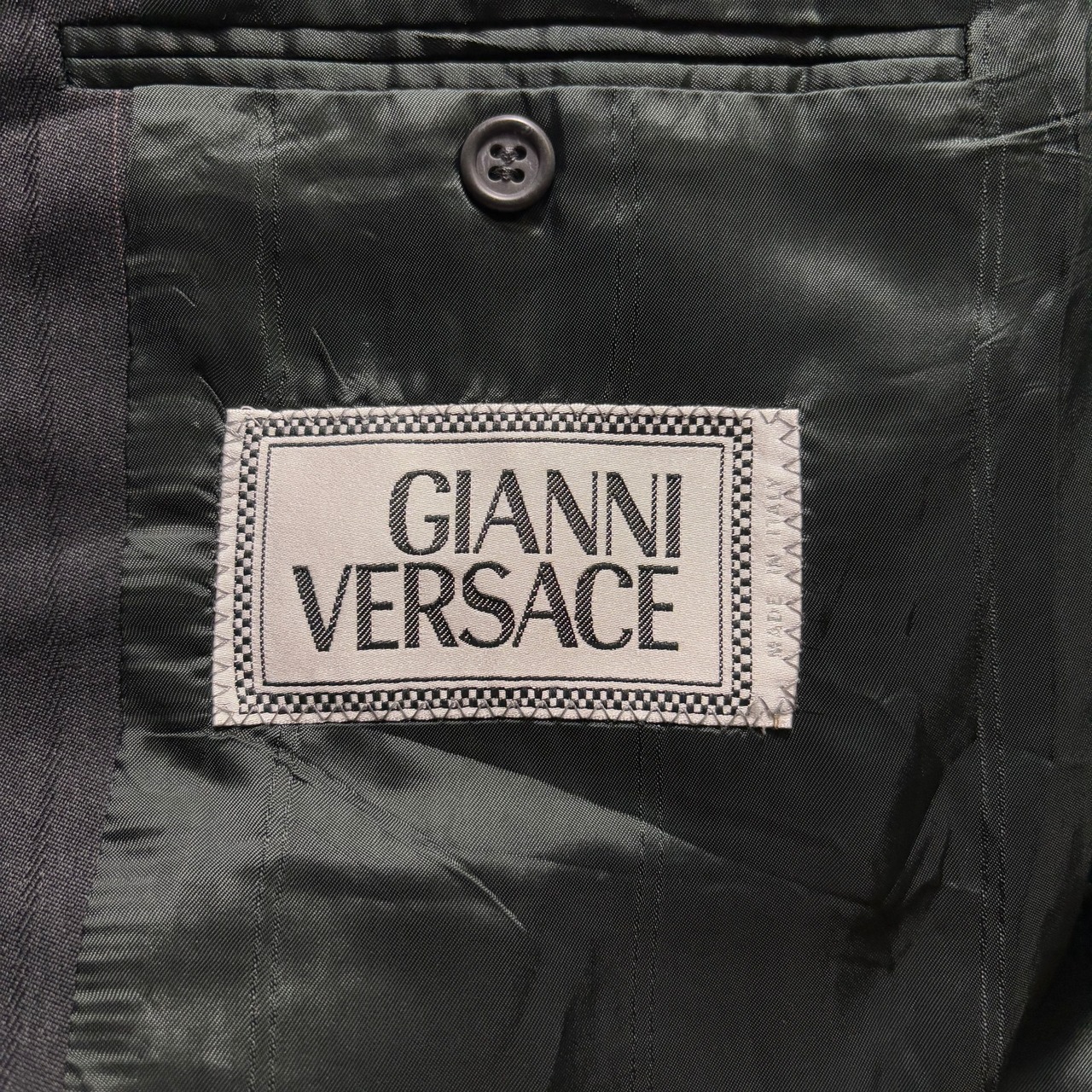 GIANNI VERSACE pink stripe 1B tailored jacket