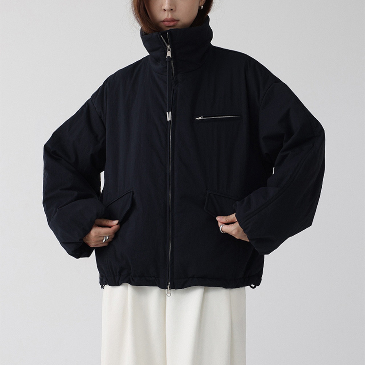 Minimal High Neck down T3972