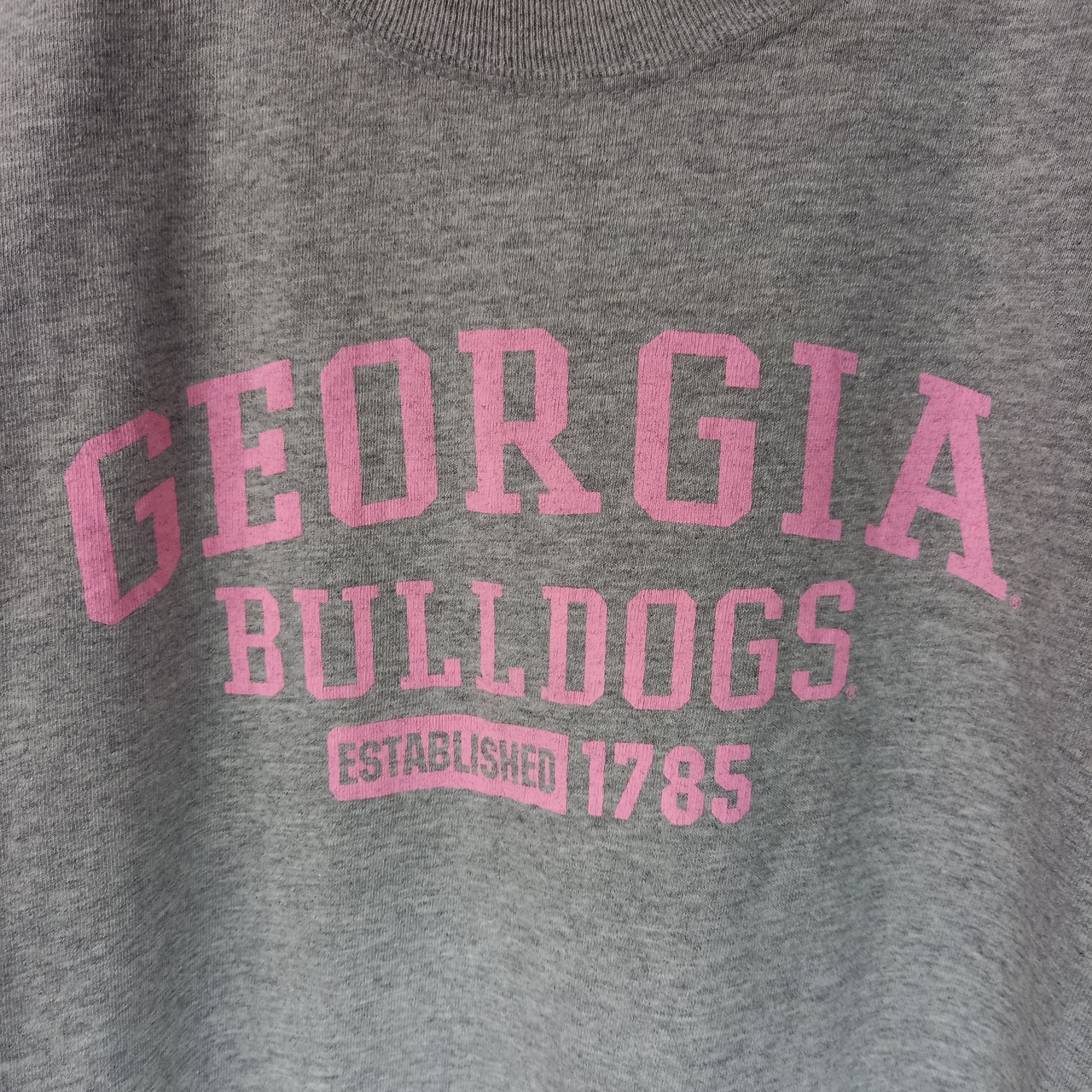 ジャージーズ　クルーネック　プリントTシャツ　カレッジロゴ　半袖　S