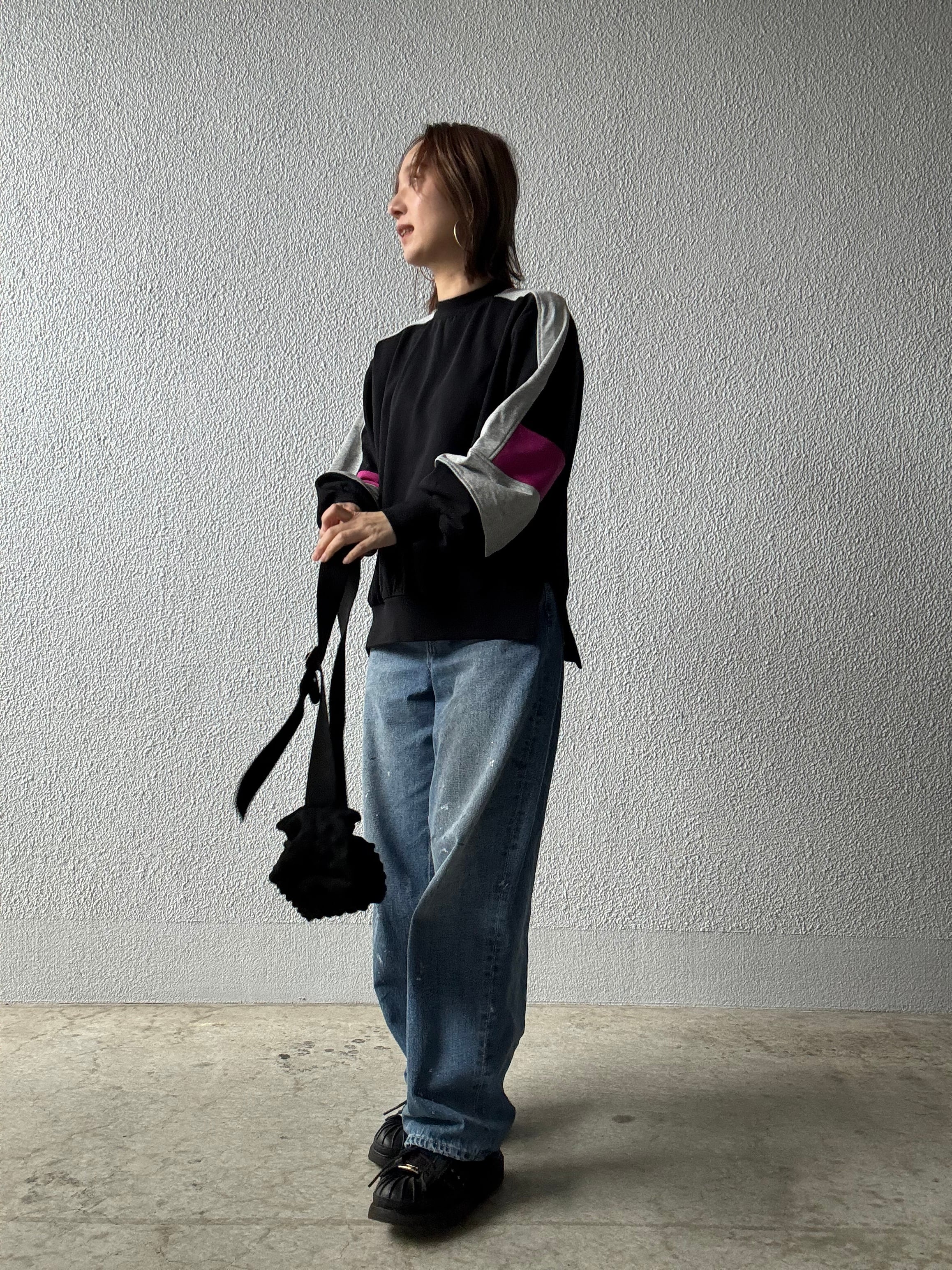 【DONA MARIE】ブロックカラー配色スウェット　145017