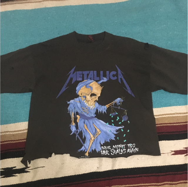 古着 1989 Used Metallica Customized T-shirts | J.ripper
