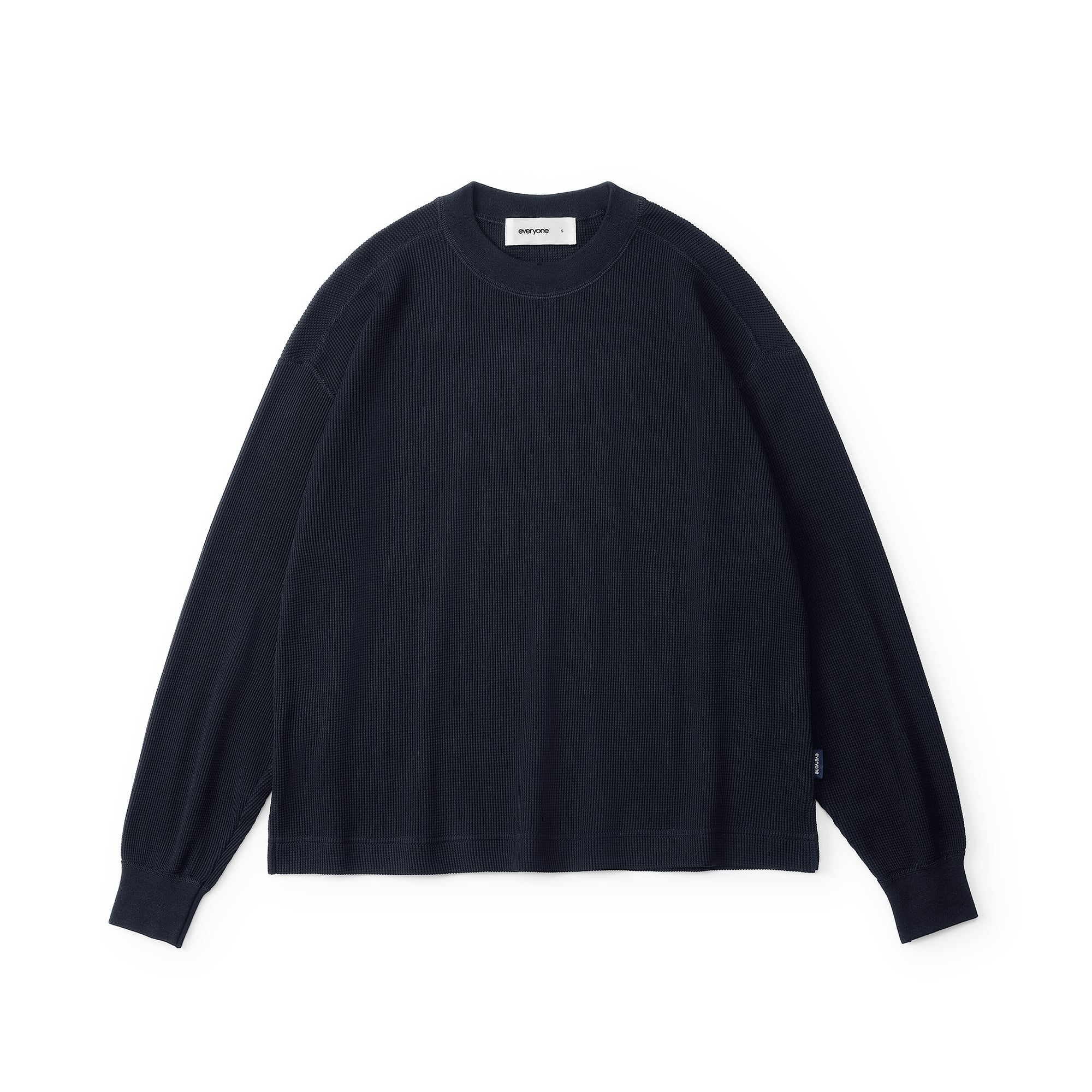 everyone 長袖カットソー ネイビー Sサイズ everyone surf knit long sleeve tee shirt (NAVY) | everyone