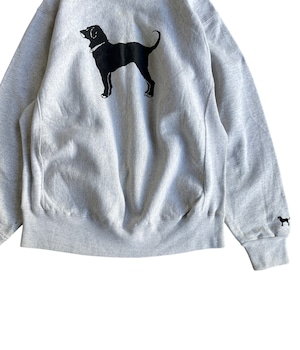 Vintage 90s XL The black dog sweat shirt -Made in USA-