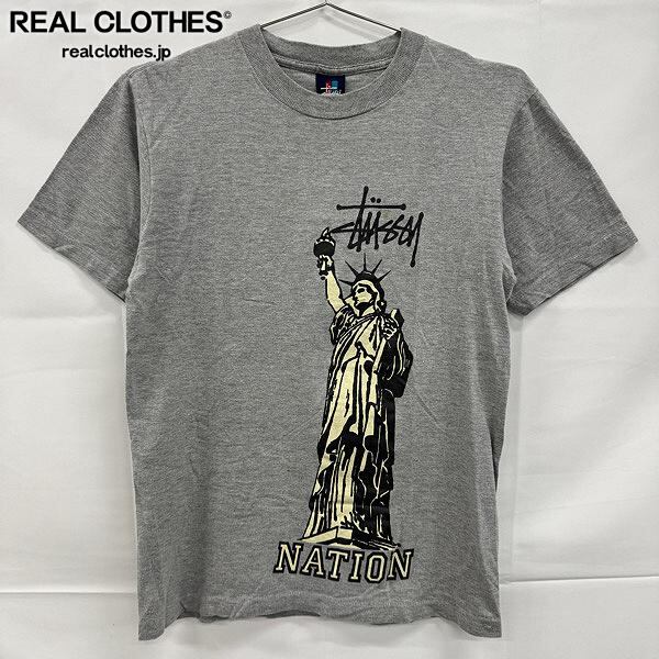 STUSSY/ステューシー 紺タグ プリント Tシャツ L | Used&Vintage リアクロ