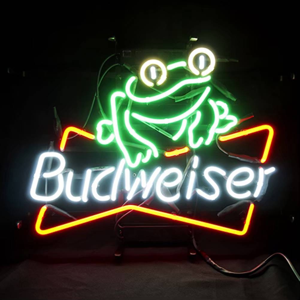 バドワイザー Budweiser カエル カフェ ネオンサイン ネオン管