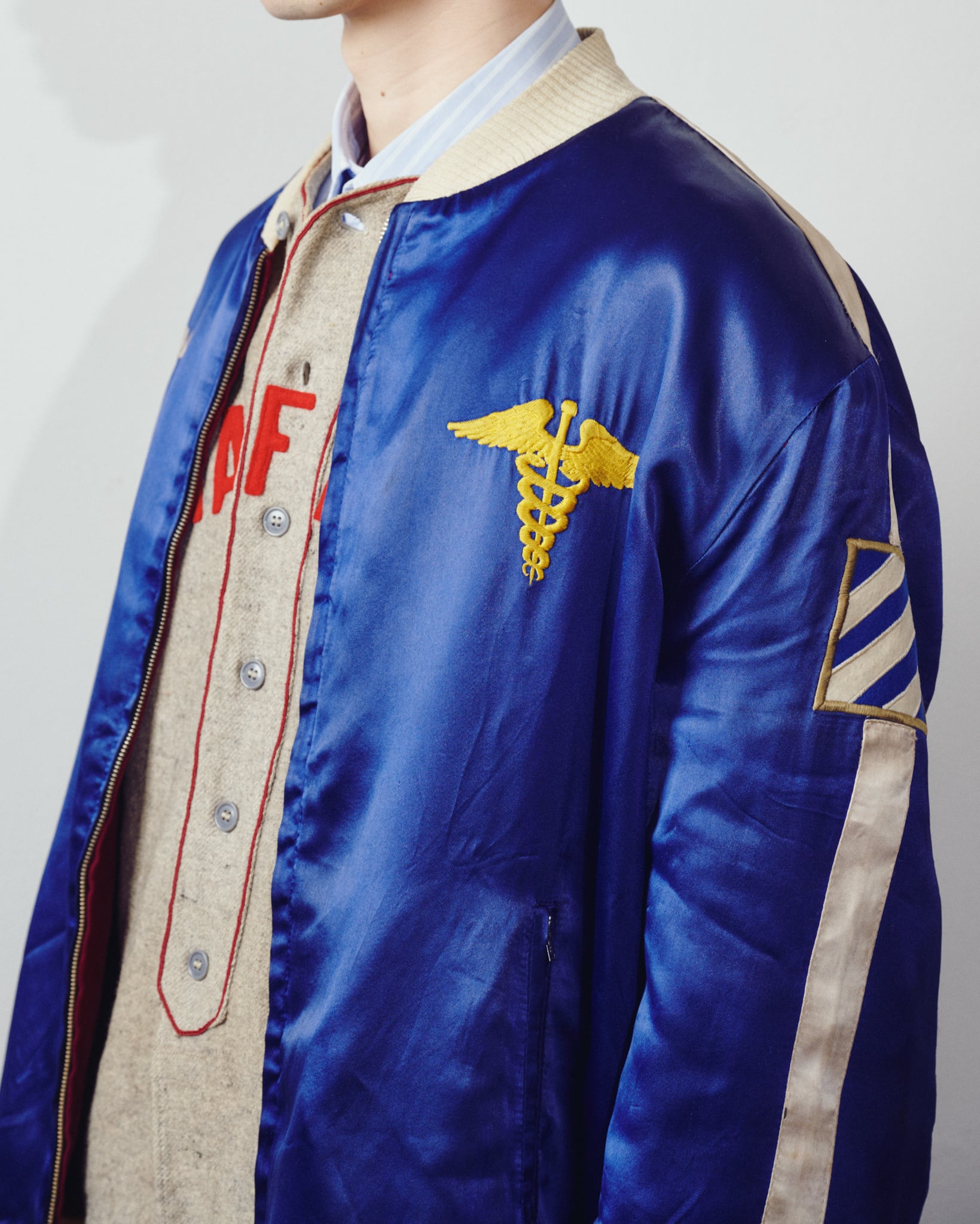 極美品】50s special souvenir jacket vintage U.S. military tank