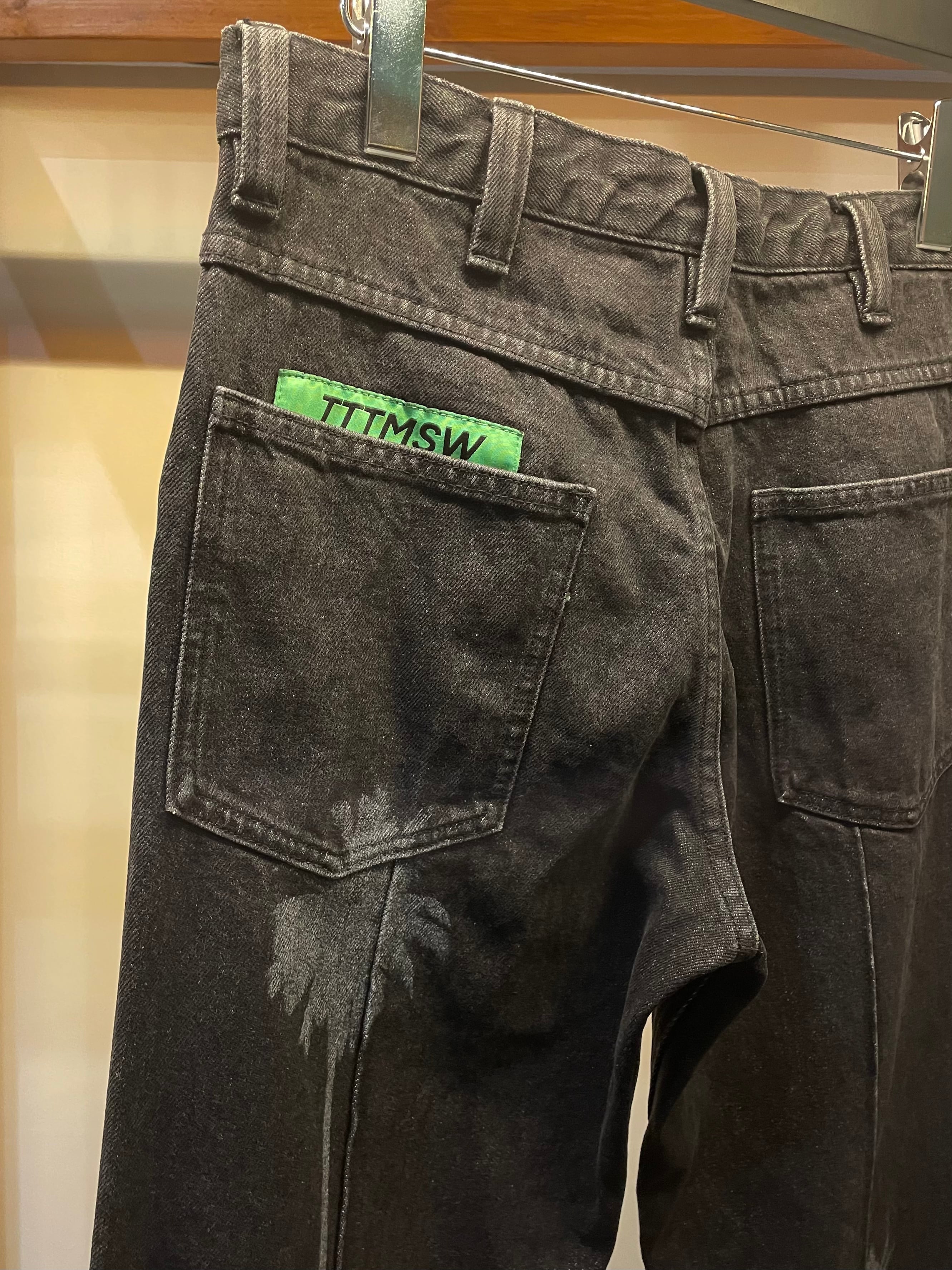 超お買い得！】 値下げ検討 TTT_MSW 22AW Denim Straight Pants kids