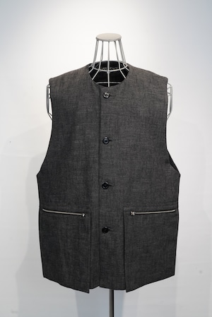 HAVERACK / Old Herringbone Jerkin Vest (221168)