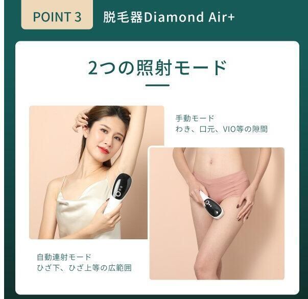 IPL光脱毛器 永久脱毛 家庭用脱毛器 自動照射 男女兼用 全身用 日本語