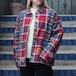 USA VINTAGE new Direction CHECK PATTERNED EMBROIDERY DESIGN JACKET/アメリカ古着チェック柄刺繍デザインジャケット