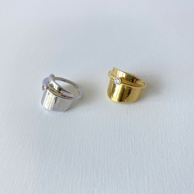 metal stone ring 21SS