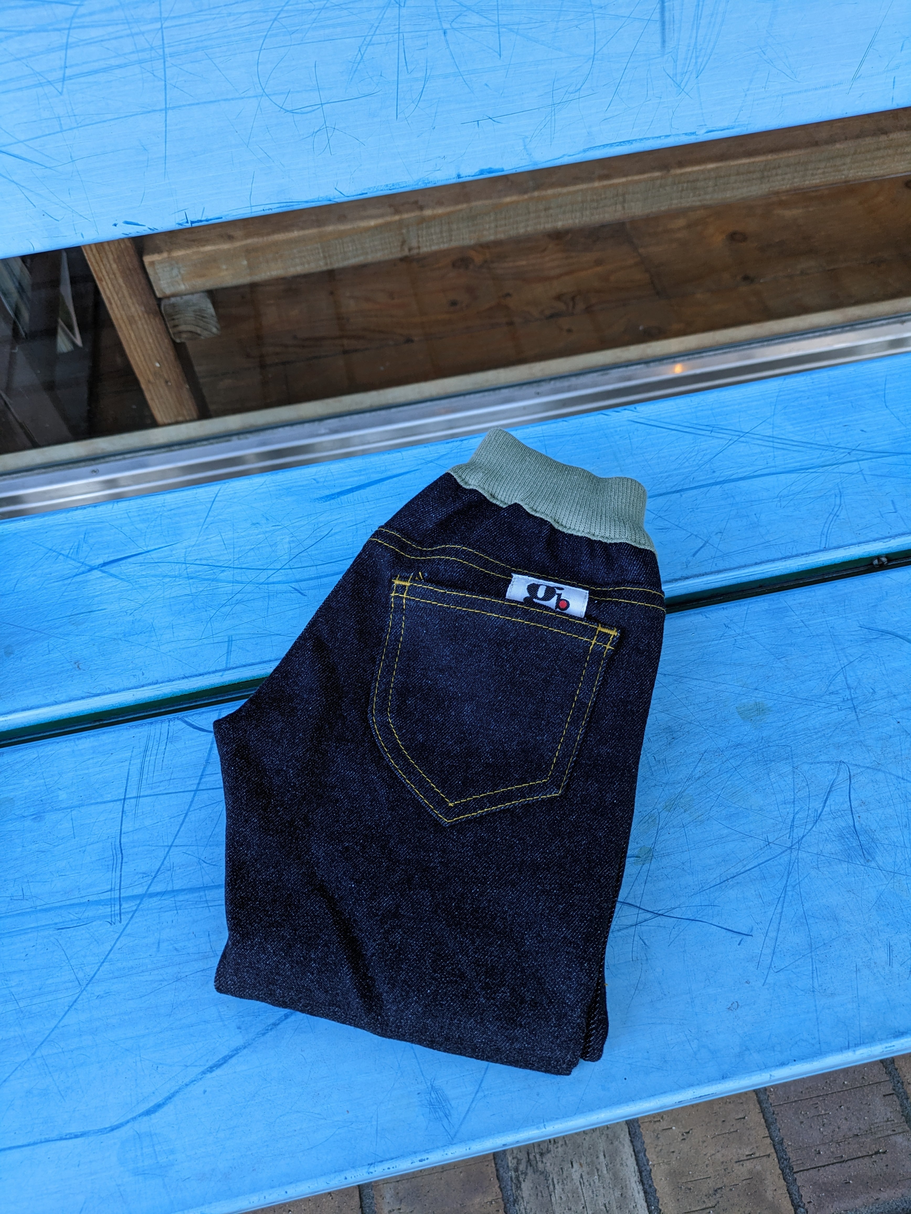 ベビー・キッズ】ステッチパンツ ワンウォッシュ 80-160cm 男女兼用