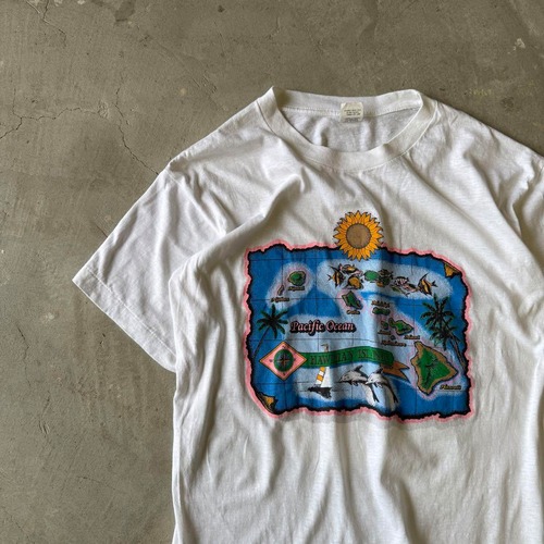 LESMORE / 90's hawaiian islands T-shirt size L