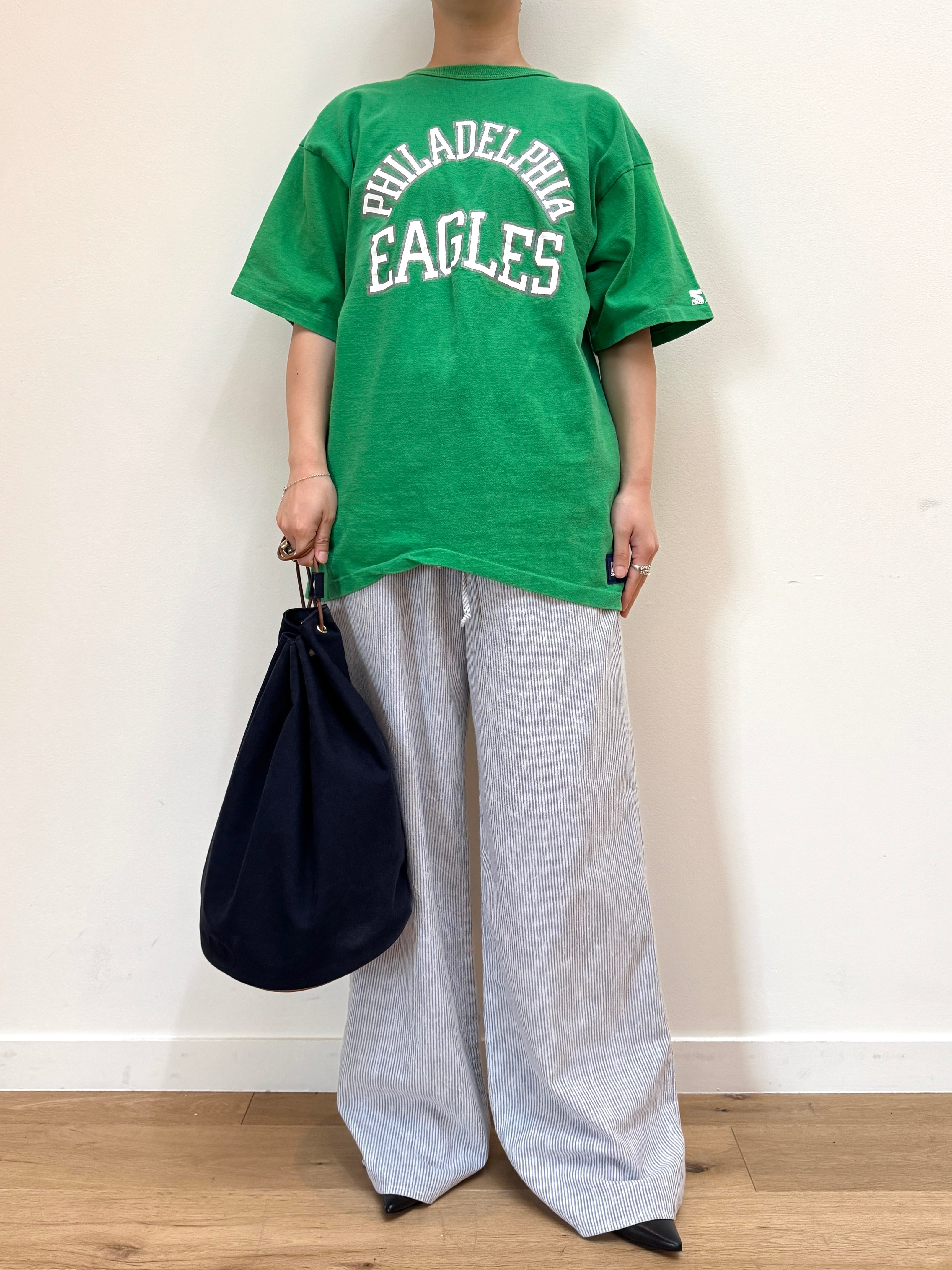 CU12-1 USED TEE "PHILADELPHIA EAGLES" -GREEN-