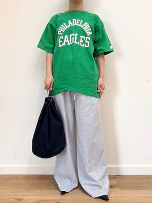 CU12-1 USED TEE "PHILADELPHIA EAGLES" -GREEN-