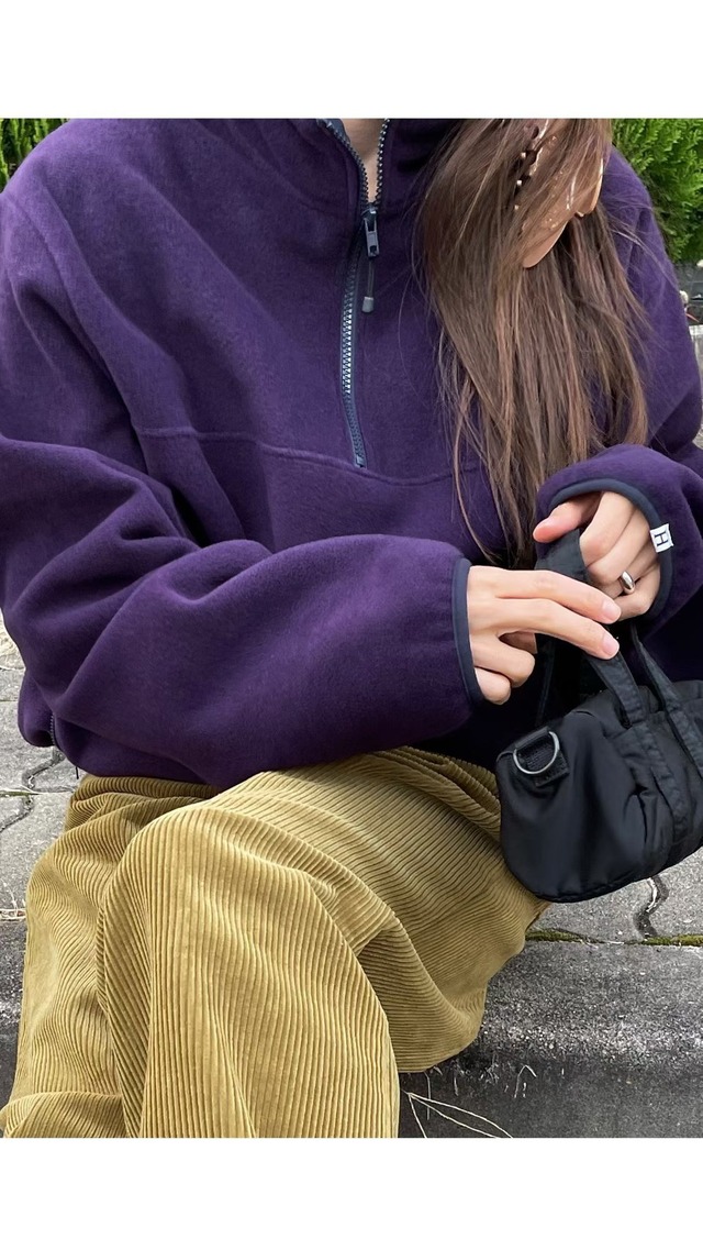 (予約) HAUS / Fleece sweat shirts 3color