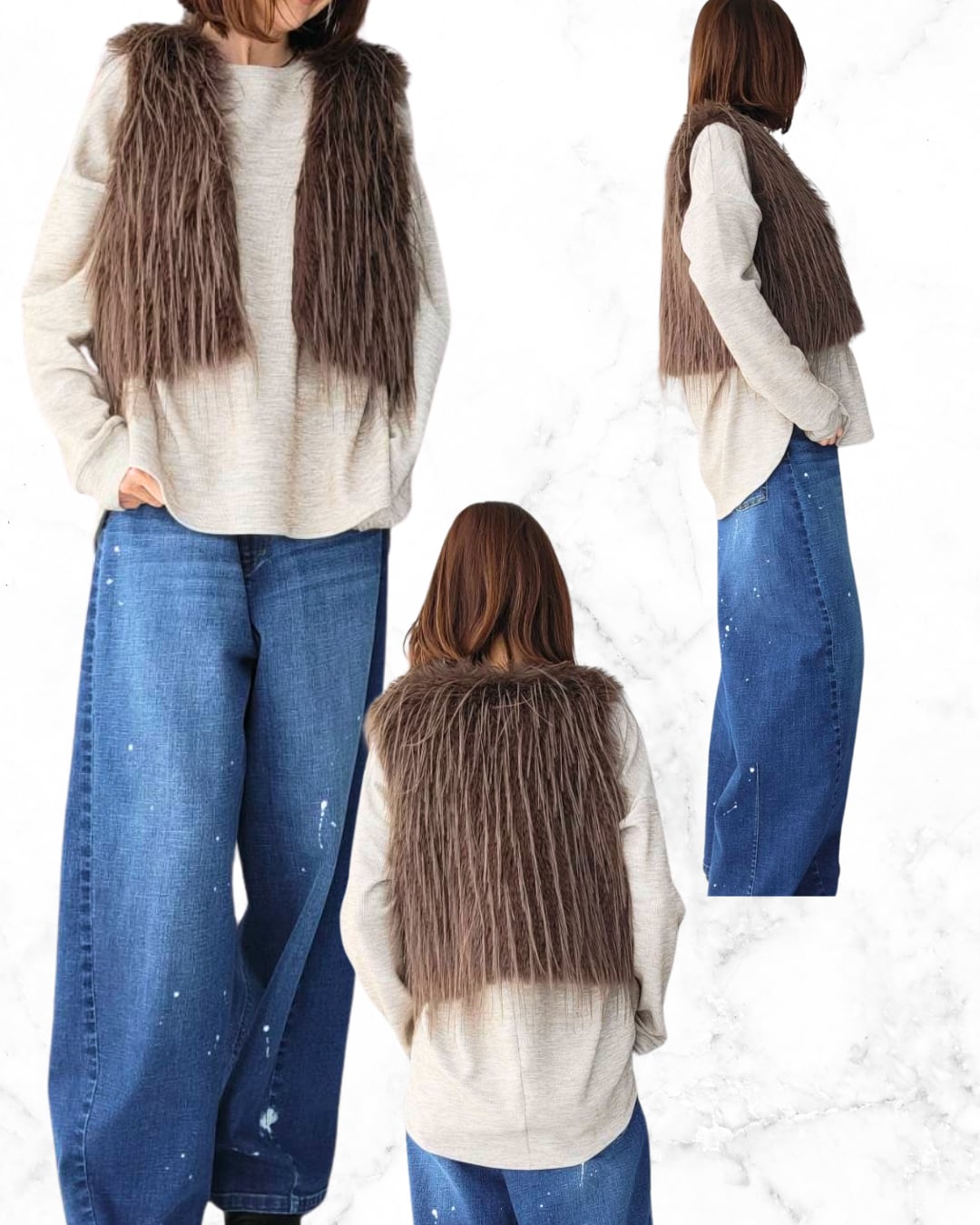 ロングヘアーベスト 875835 ayane アヤン