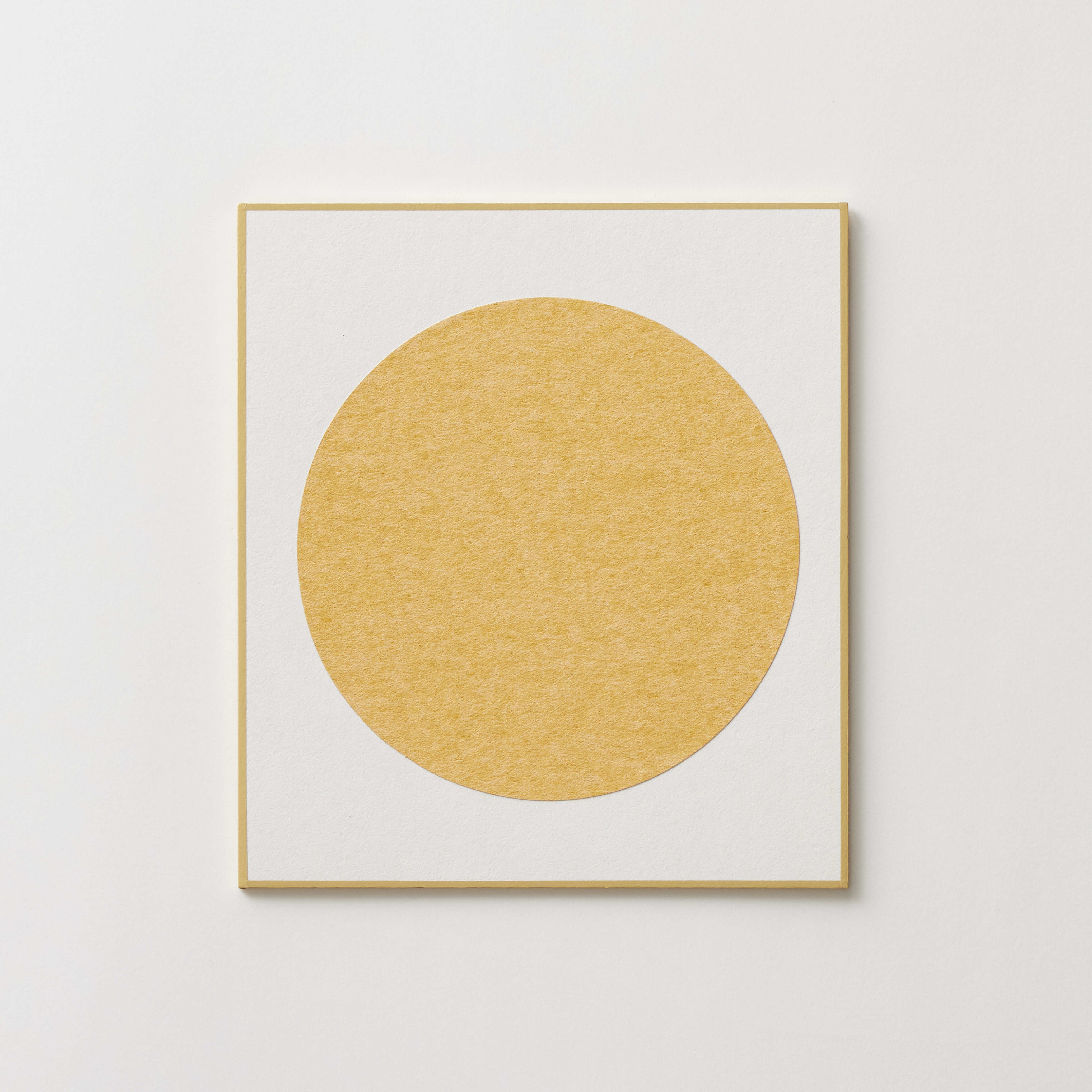 ミニ色紙 丸窓 金 1枚入