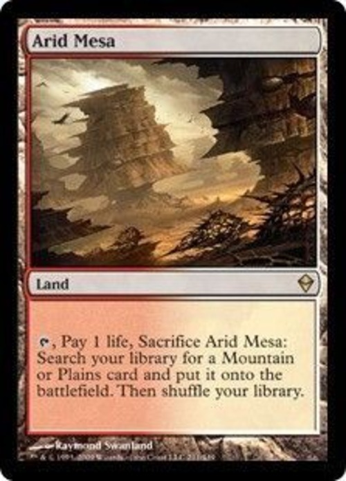 MTG《乾燥台地/Arid Mesa(ZEN)》英語 ※プレイ用
