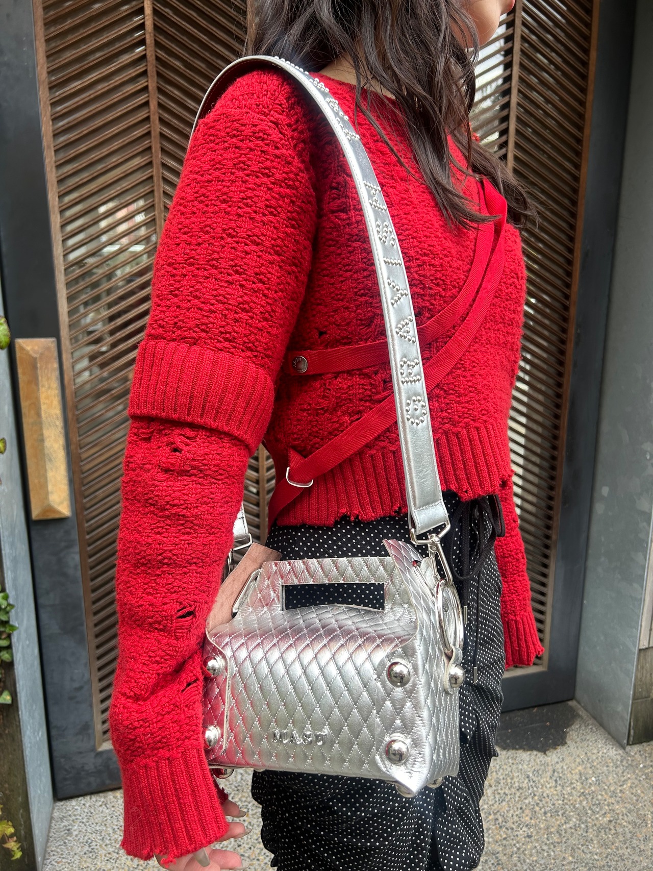 【25SS】MASU エムエーエスユー / SLOGAN LEATHER STRAP - 2