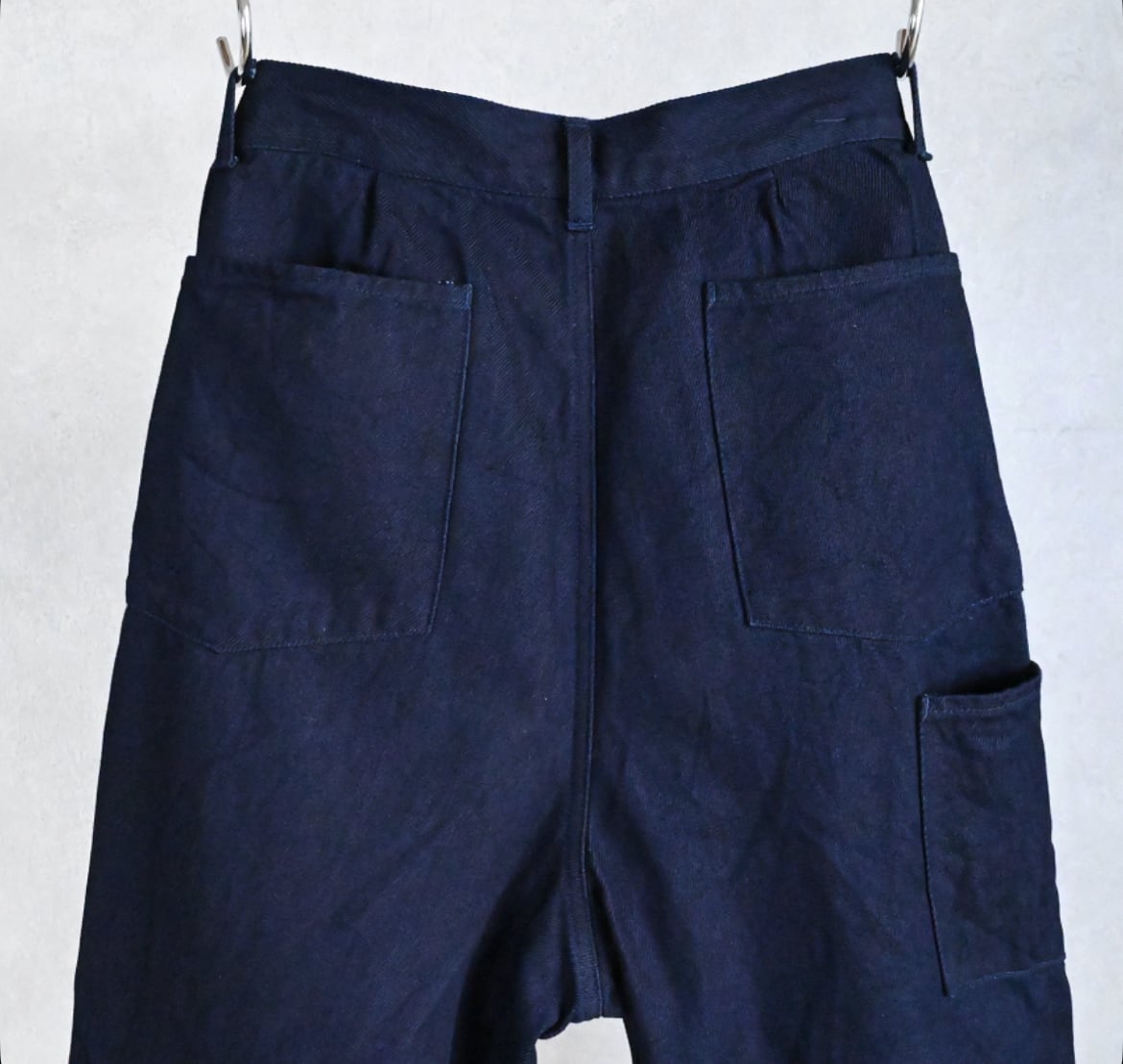 25AW》【STILL BY HAND】12OZ DENIM 1 TUCK PANTS スティルバイハンド