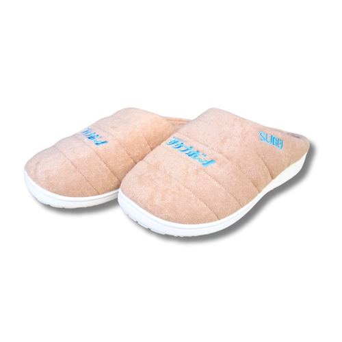 SUBU × サウナボーイ パイルサンダル (beige)