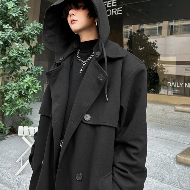 トレンチコート XL 黒 DIESEL トレンチコート XL 黒