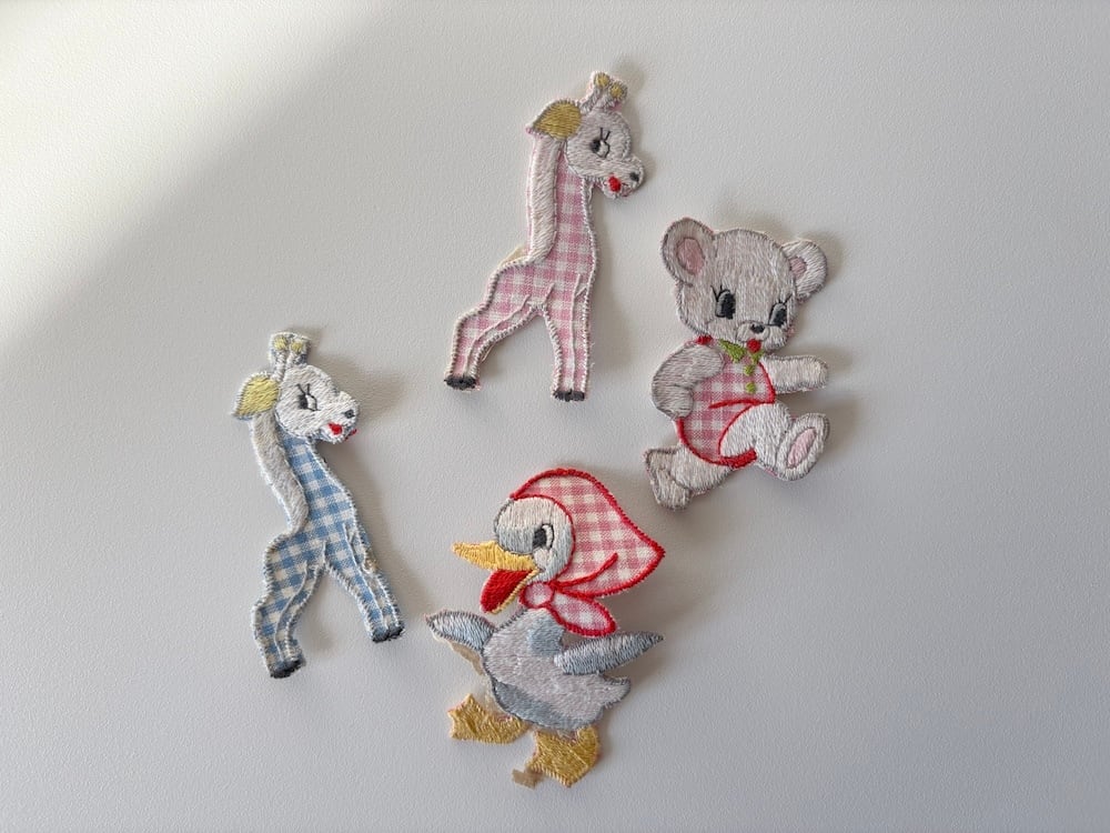 【フランス】動物のヴィンテージワッペン