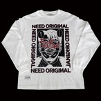 NEED ORIGINAL long-sleeved t-shirt　Back　HORITATSU BB TATTOO design