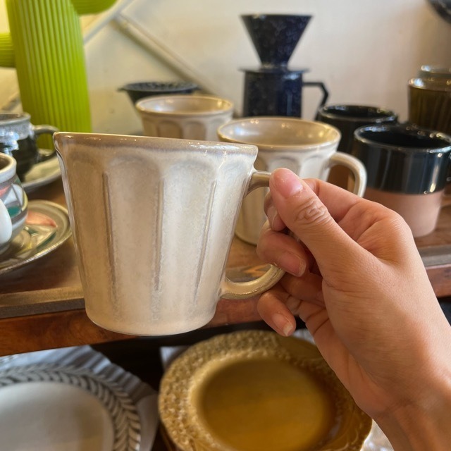 FIORE Mug　フィオーレマグカップ　美濃焼　マグカップ　日本製　ホワイト　アイボリー　ギフト　プレゼント
