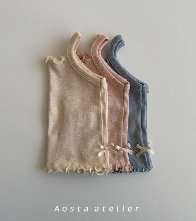 《即納》/ Aost / Camellia sleeveless T
