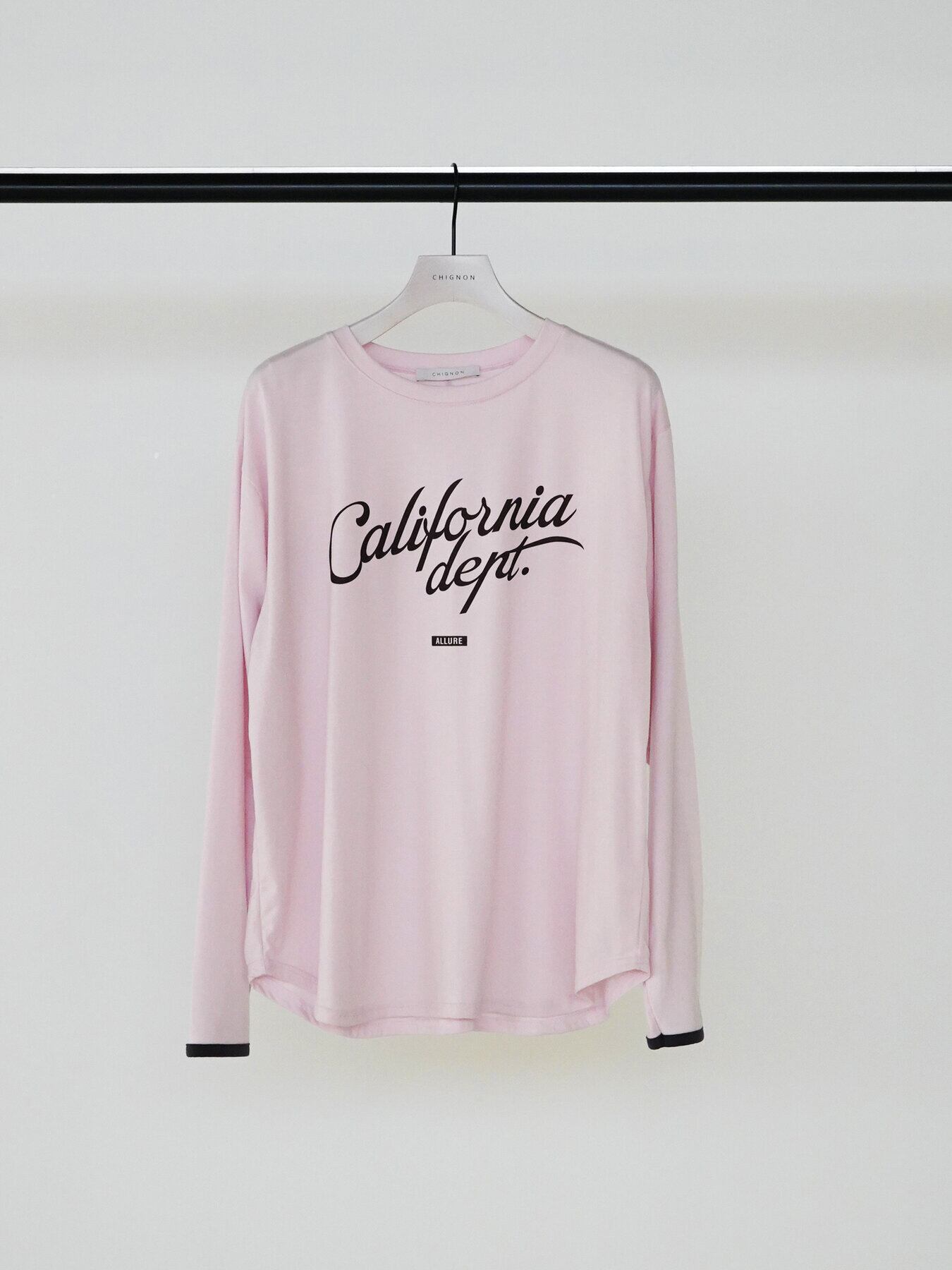 【9/中旬〜9/下旬入荷次第お届けのご予約】CHIGNON/シニヨン アメリカンプリントロンTEE 8465-435KK F