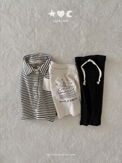 韓国子供服 / LALALAND / 26Autumn / ベベ ハッピー ラグランTシャツ / 秋服 / ベビー *6M~18M*