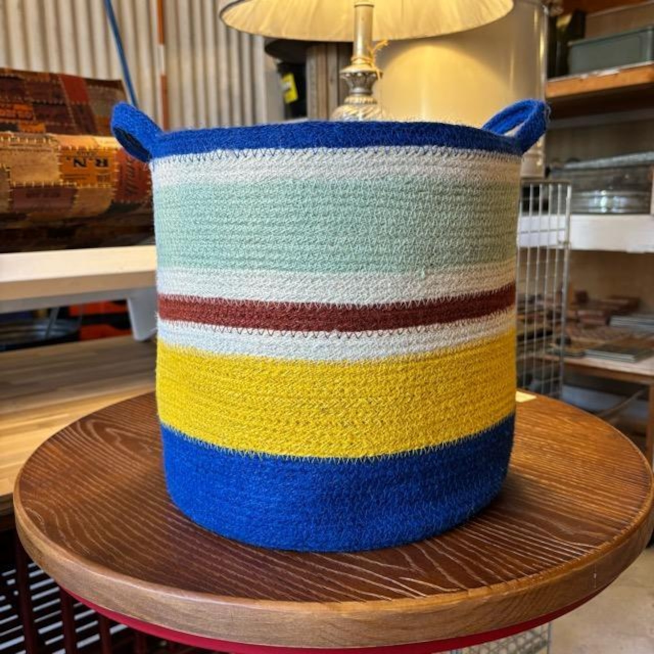 Bangladesh Colorful Basket Cylinder バングラディッシュ カラフルバスケットシリンダー ジュート 天然素材 収納 エシカル ナチュラル 自然 エコフレンドリー