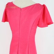 フラダンス 衣装 ワンピース ドレス Hula Ku ピンク系 セキノレーシングスポーツ 日本製 ワンカラー 無地 シンプル かわいい 華やか 鮮やか 明るい ダンス衣装 ハワイアンダンス レディース ハワイアン アロハ フラ ダンス レッスン 練習