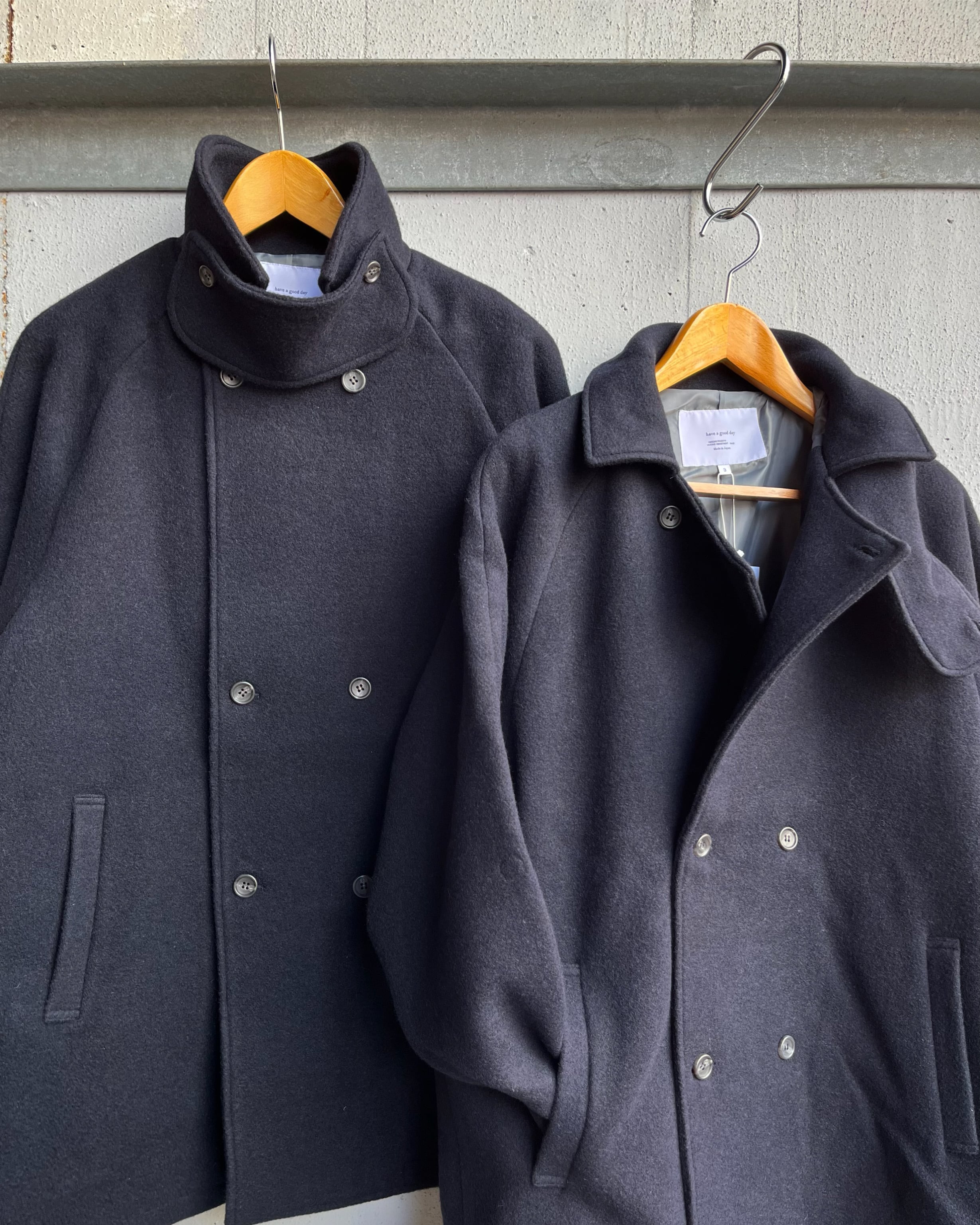 have a good day】P-coat | 【in the ROOTS】ONLINE SHOP