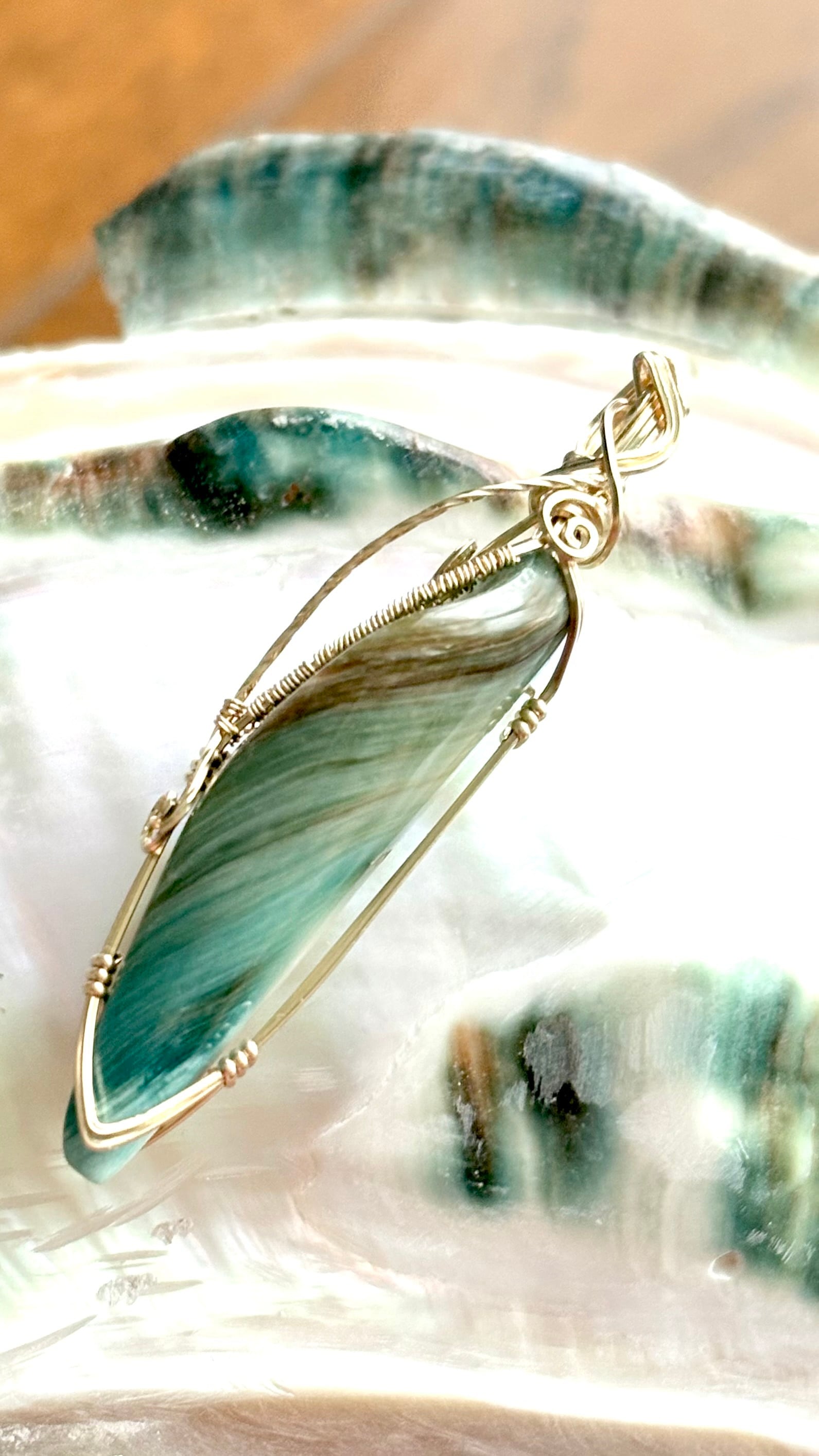 スターブラリークォーツ&サンストーン 14kgfペンダントトップ | Earth