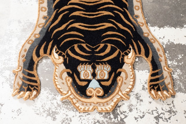 Tibetan Tiger Rug 《Sサイズ•ウール199》チベタンタイガーラグ