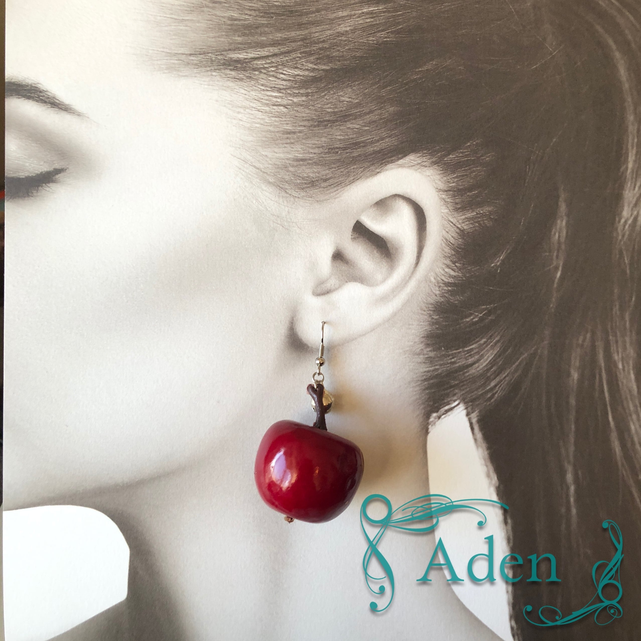 ♦︎【HM】りんごピアス | Aden ♦︎【HM】りんごピアス | Aden
