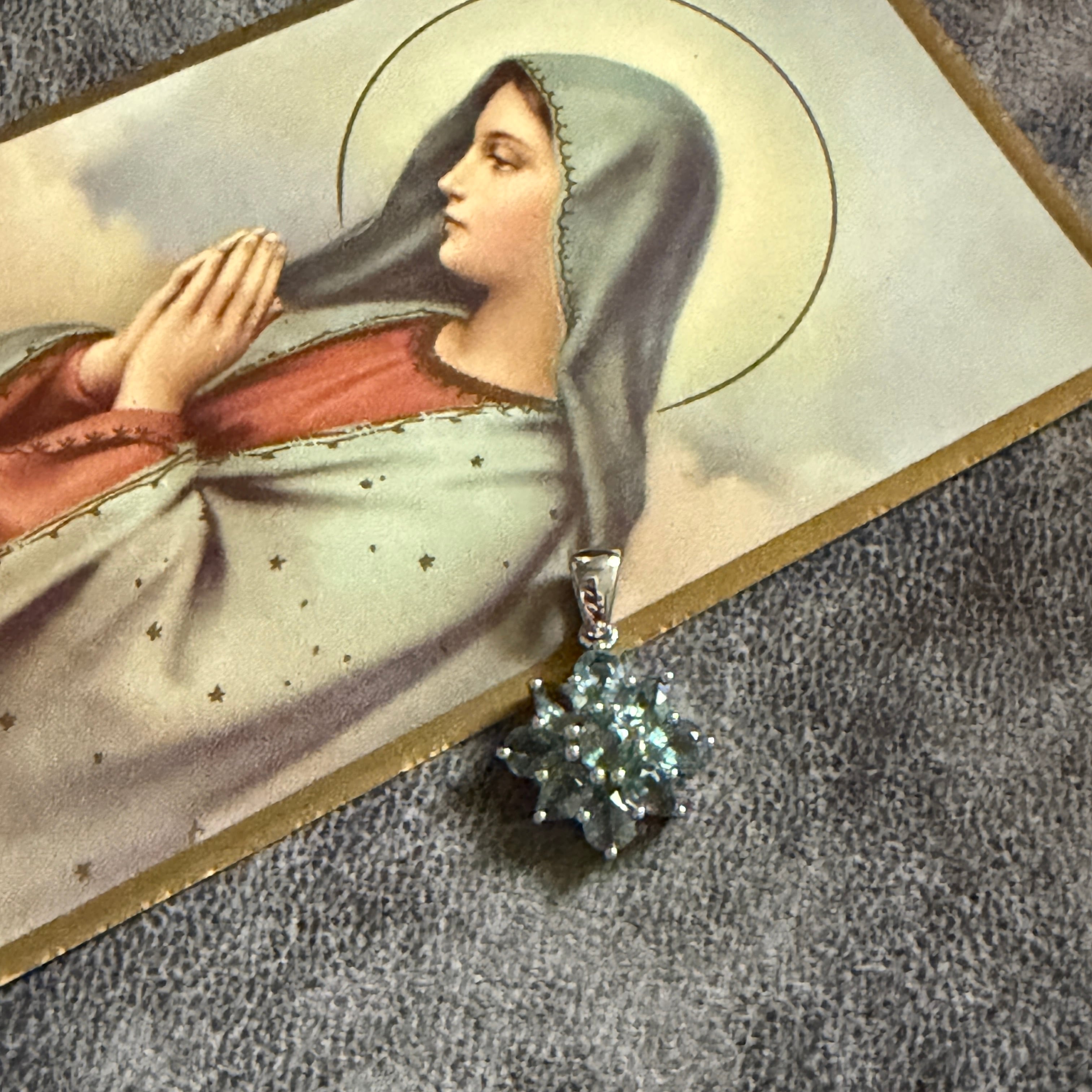 シルバー系 | Antique medaille Mary