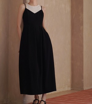 camisole dress with inner【2025092803】
