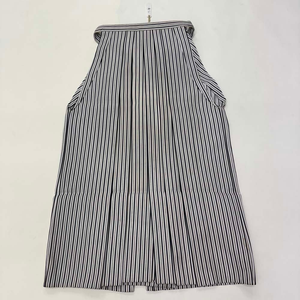 袴 行灯袴 男袴 紐下丈88cm 男性用袴 Lサイズ 紋付 成人式袴 縞 中古 4842