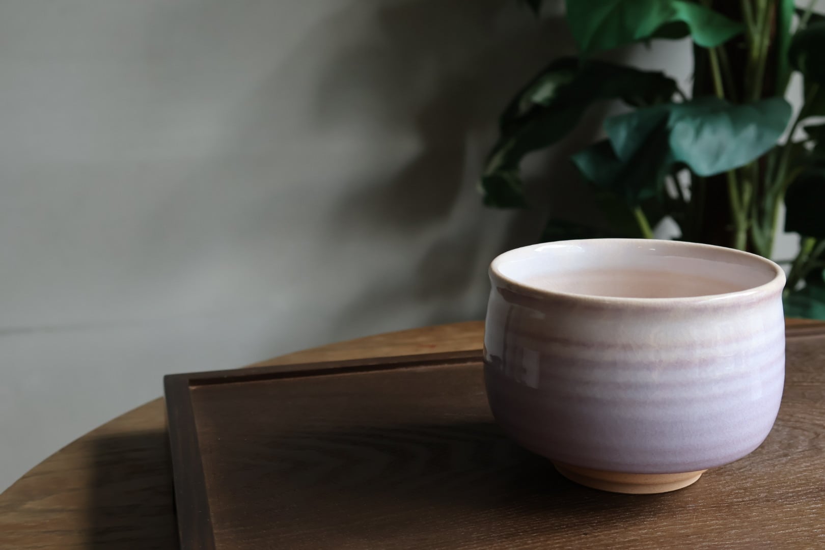 萩焼窯元 椿秀窯 萩むらさき 抹茶碗 楽