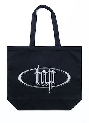 TOMATO&POTATO  「METALLIC TAP」BLACK TOTEBAG