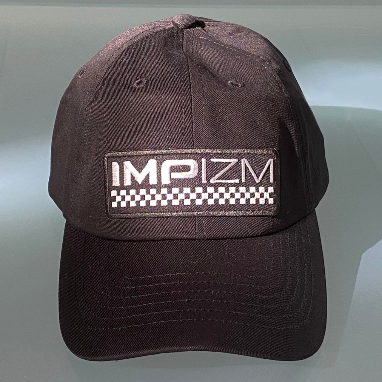 [IMPIZM]ベアとペアキャップ／Checkerワッペン