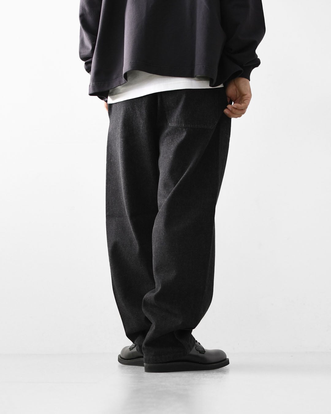 DANTON [ダントン] M BLACK DENIM EASY PANTS [DT-E0209KBK] ブラック