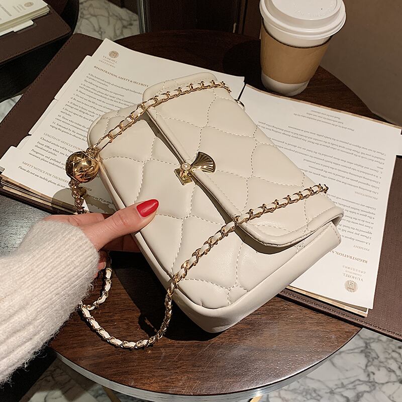 レッド 刺繍 スクウェア メッセンジャーバッグ 手作りハンドバック73819093079