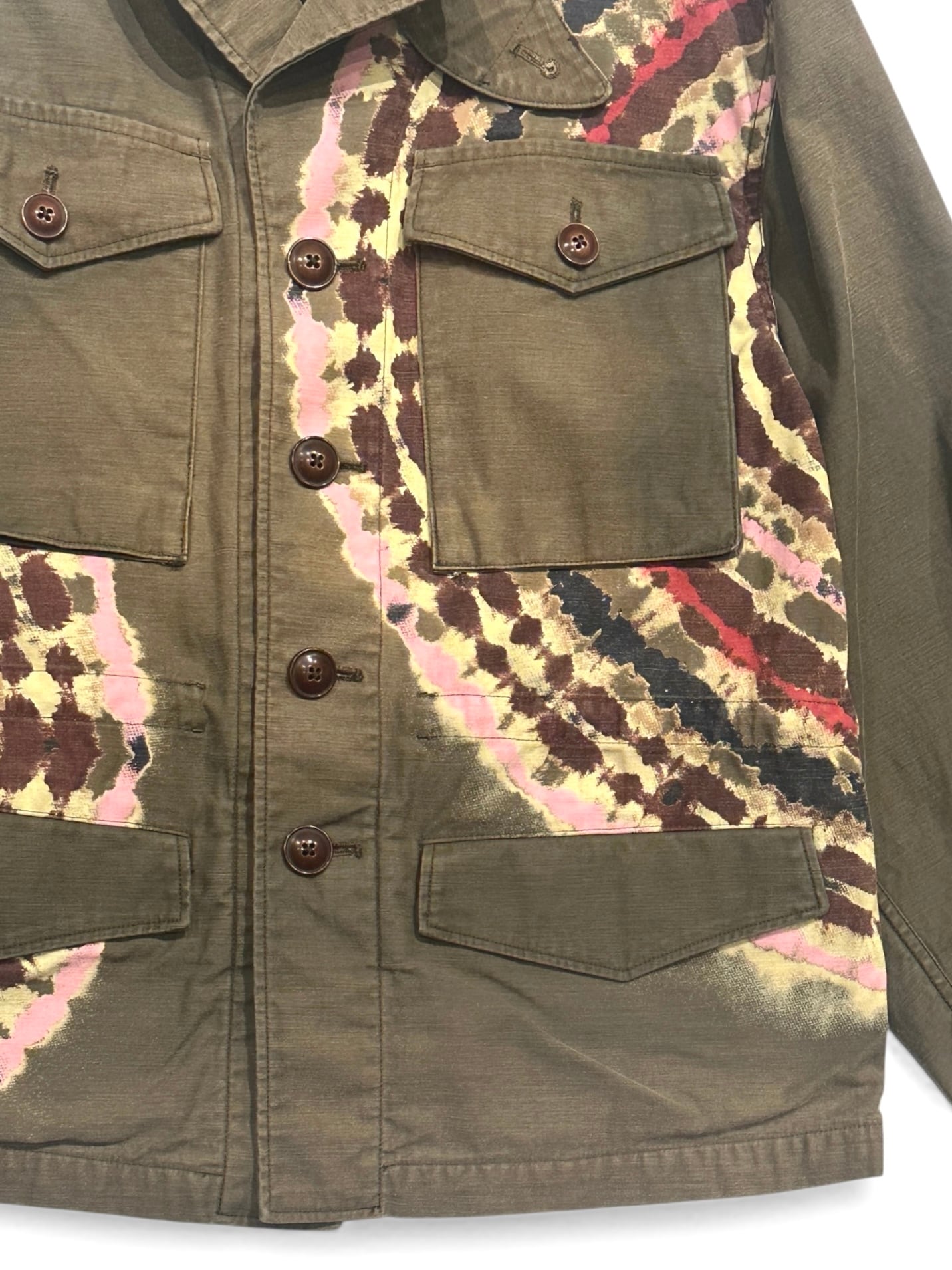 KHOKI  [TIE-DYE MILITARY JACKET]