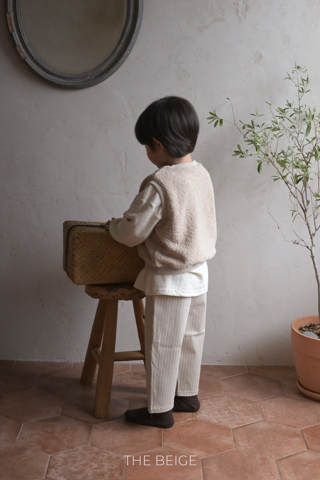 [THE BEIGE] Pocket Loom Pants / [더베이지] 포켓직기바지