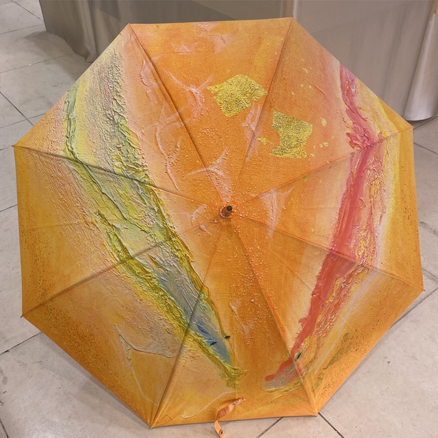 《長傘》【ツインドラゴンよ！大地を黄金に輝かせよ】Soul Design ART®︎オリジナル傘